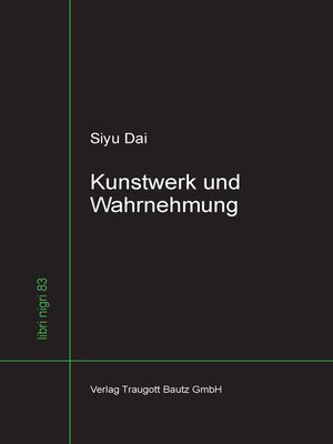 cover image of Kunstwerk und Wahrnehmung